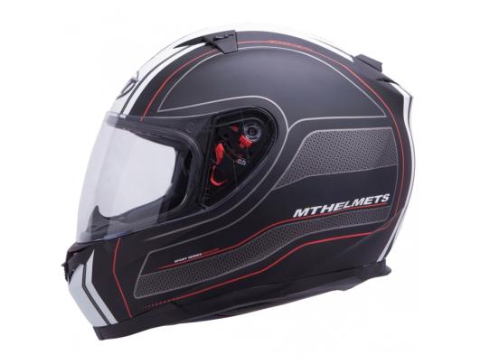 MT Helmets BLADE SV Raceline matt black/red