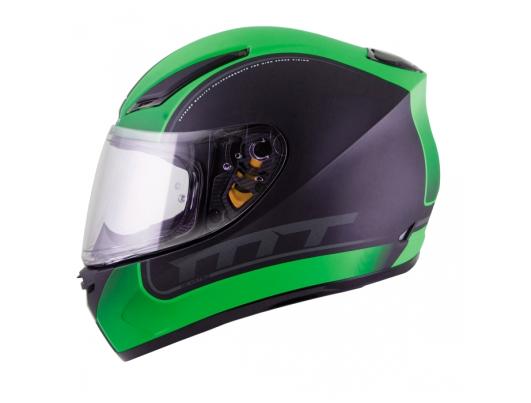 MT Helmets REVENGE Binomy black/white/fluo green