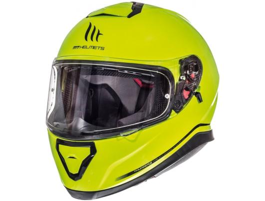 MT Helmets Thunder 3 Solid hi-viz yellow