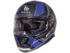 MT Helmets Thunder 3 Trace Matt Black Blue купить