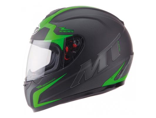 MT Helmets Thunder Squad matt green/fluo