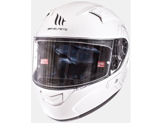MT Helmets KRE SV Solid gloss white