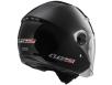 Открытый шлем LS2 OF569 Track Black Gloss цена