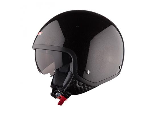 Открытый шлем LS2 OF561 Wave Black Gloss