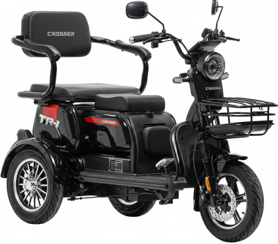 Электроскутер Crosser TR-1 PRO LFP 1500W 77V/30Ah
