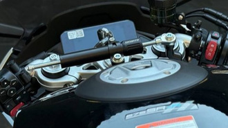 Демпфер мотоцикла CFMOTO 675SR-R Фото демпфера мотоцикла CFMOTO 675SR-R