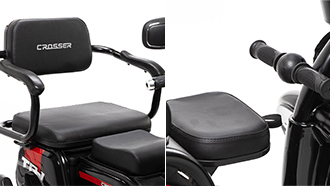 Фото сиденья электроскутера Crosser TR-1 LFP