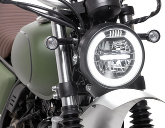 Фото диодной оптики мотоцикла GMAX Scrambler 278