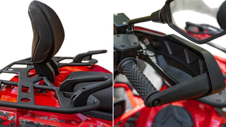 Фото спинки для пассажира и защиты рук квадроцикла LONCIN XWOLF 550L