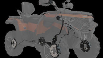 Тормоз квадроцикла LONCIN XWOLF 700 Фото тормоза квадроцикла LONCIN XWOLF 700