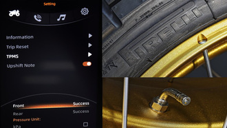 TPMS мотоцикла VOGE DS800X Rally Фото TPMS мотоцикла VOGE DS800X Rally