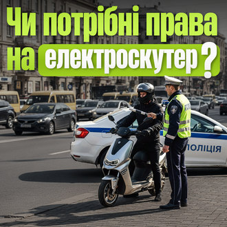 Фото к статье "Нужны ли права на электроскутер?"