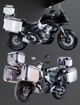 фото багажной платформы мотоцикла VOGE 500DS - DS7 Adventure (Loncin DS7)