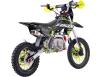 Фото зелёного питбайка ASIX XB-27A 110cc 14/12 вид сзади под углом