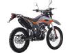 Фото оранжевого мотоцикла ASIX XB-82 Defender 250 вид сзади под углом
