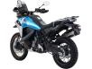 Фото мотоцикла CFMOTO 800MT-X вид сзади под углом
