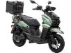 Фото электроскутера Forte Unicorn Lite зелёного цвета