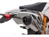 Фото выхлопной трубы белого мотоцикла GEON DAKAR GNS 300R SM MOTARD