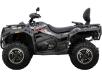 Фото чёрного квадроцикла LONCIN XWOLF 550L вид слева