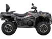 Фото чёрного квадроцикла LONCIN XWOLF 550L вид справа