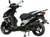 Фото чёрного скутера Skybike DEXX/PATROL 150 вид сзади