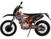 Фото оранжевого мотоцикла EXDRIVE ProFactory 300 AIR вид слева