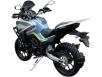 Фото зелёного мотоцикла Spark SP250T-8 вид сзади