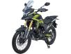 Фото зелёного мотоцикла SPARK SP250T-6 вид спереди под углом