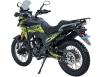 Фото зелёного мотоцикла SPARK SP250T-6 вид сзади под углом