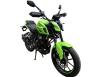 Фото мотоцикла Spark Raven 200R зелёного цвета