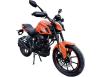 Фото мотоцикла Spark Raven 200R оранжевого цвета