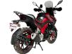 Фото красного мотоцикла Spark SP250T-4 вид справа под углом