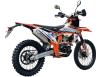 Фото оранжевого мотоцикла Spark SP300CR-9 вид справа под углом