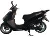 Фото чёрного скутера KAYA STORM YB150T-15D вид слева