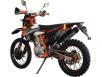 Фото оранжевого мотоцикла Exdrive ProFactory 300NB вид сзади под углом