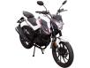 фото белого  мотоцикла SPARK SP200R-28 на белом фоне