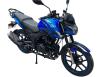 фото синего мотоцикла SPARK SP200R-31 на белом фоне