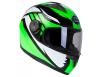 Шлем GEON 968 Интеграл Race черный-зеленый