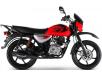 фото красного мотоцикла Bajaj Boxer 150X Disk на белом фоне