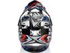 шлем LS2 MX437J FAST MINI STRONG WHITE-RED-BLUE цена