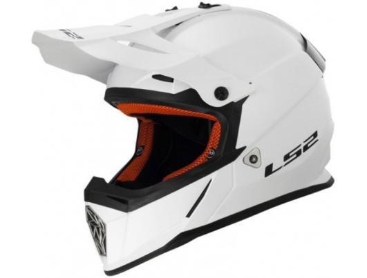 Детский шлем LS2 MX437J Junior Solid White
