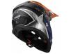 Кроссовый шлем LS2 MX437 FAST CORE BLACK ORANGE недорого