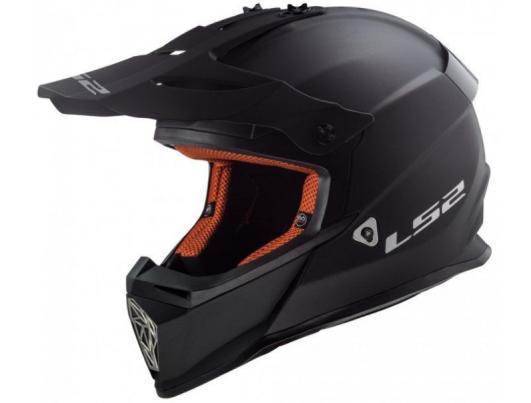 Кроссовый шлем LS2 MX437 FAST SOLID MATT BLACK