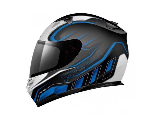 MT Helmets BLADE SV Alpha gloss black/white/blue