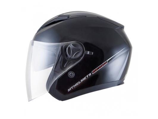 MT Helmets Bolevard Solid black