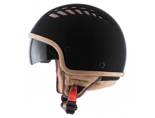 MT Helmets Cosmo Solid rubber black