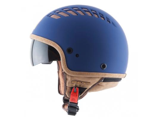 MT Helmets Cosmo Solid rubber blue