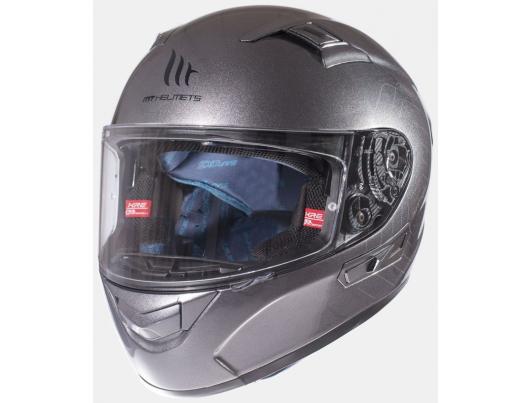 MT Helmets KRE SV Solid gloss titanium