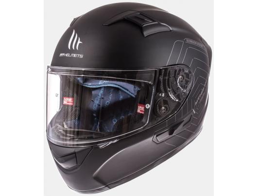 MT Helmets KRE SV Solid matt black
