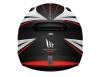 MT Helmets MATRIX Incisor black / white / red
